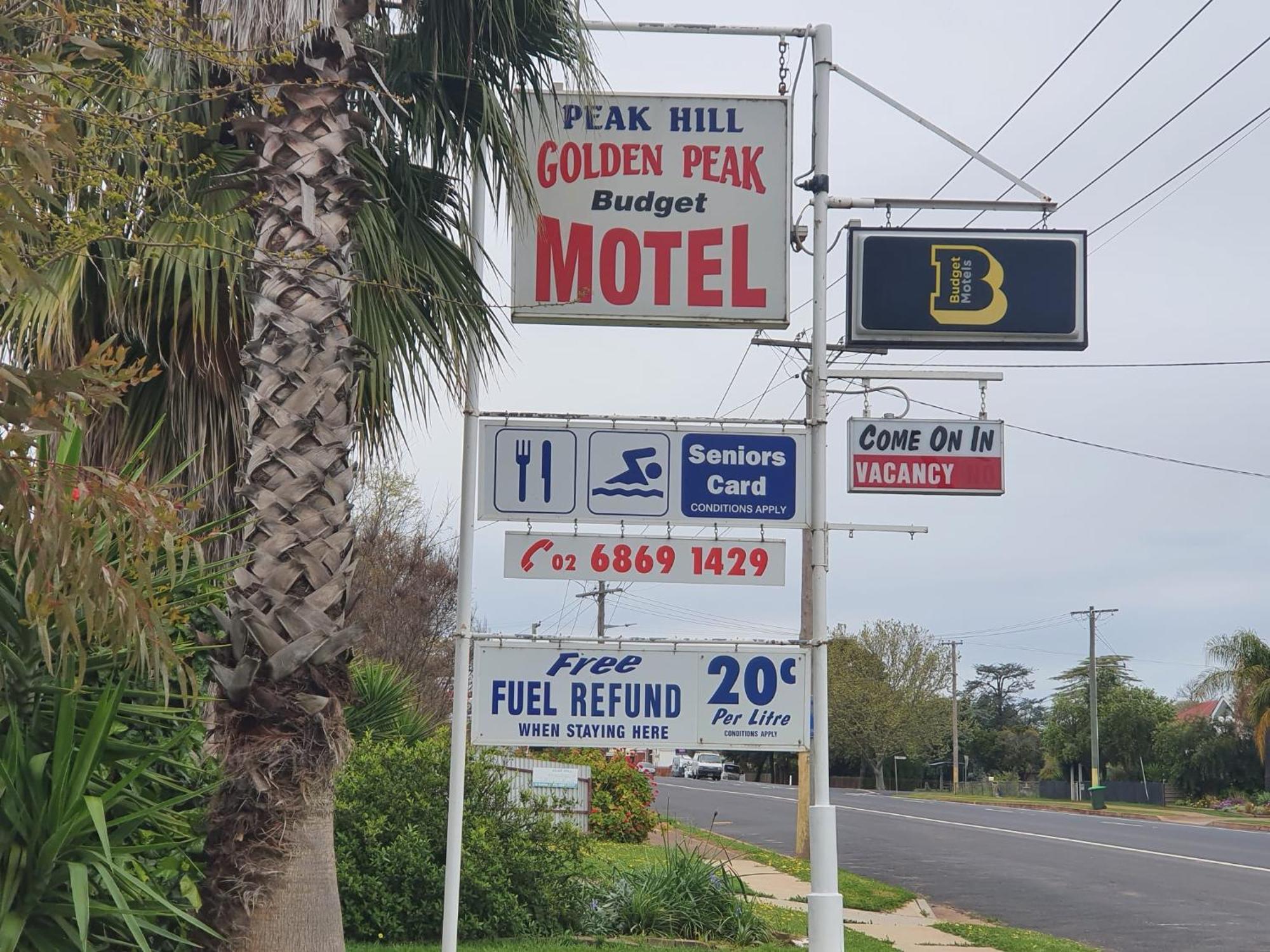 Golden Peak Motel Peakhill Peak Hill Extérieur photo